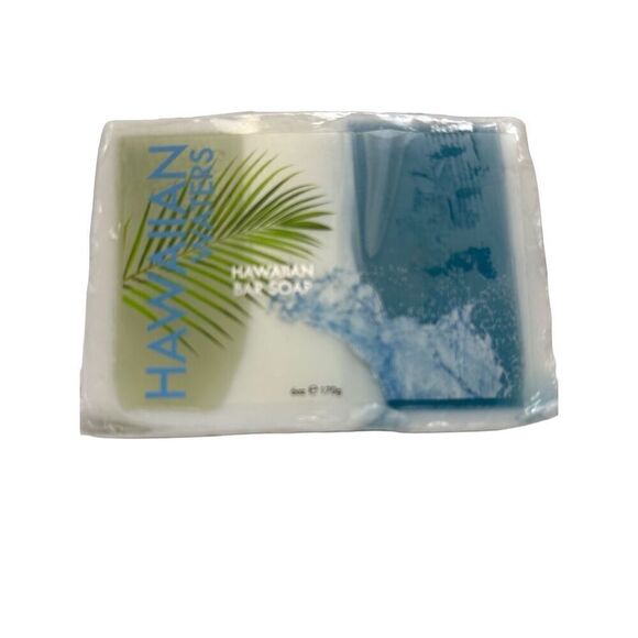 Hawaiian Waters Kukui & Coconut Oil Bar Soap Maui Soap Company 6 oz - Picture 2 of 3